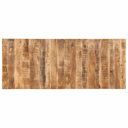 Eettafel 220x90x75 cm massief hout ruw mangohout
