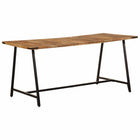 Eettafel 160x80x75 cm massief mangohout