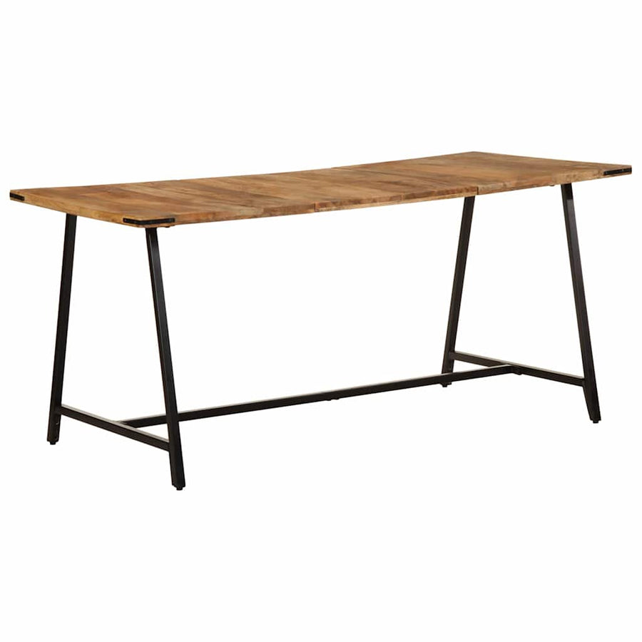 Eettafel 160x80x75 cm massief mangohout