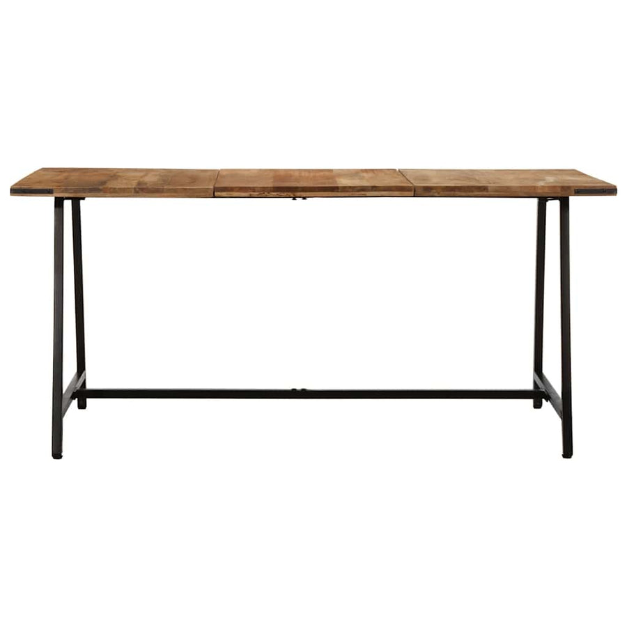 Eettafel 160x80x75 cm massief mangohout