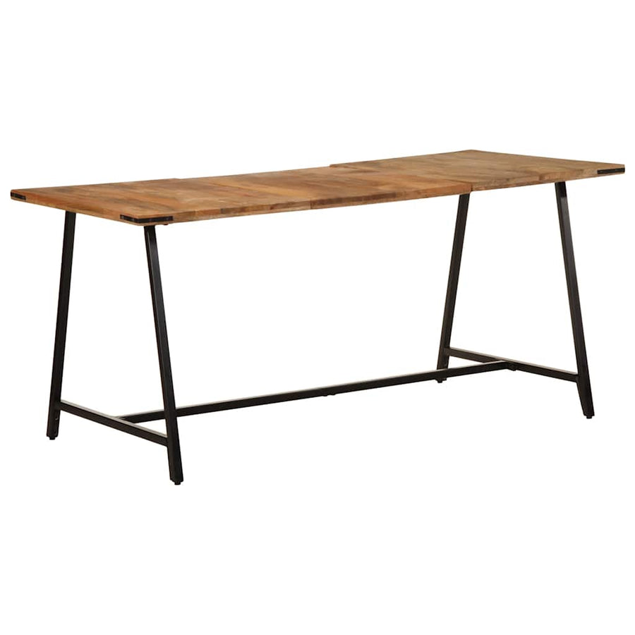 Eettafel 160x80x75 cm massief mangohout