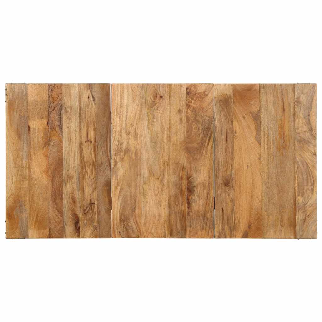Eettafel 160x80x75 cm massief mangohout