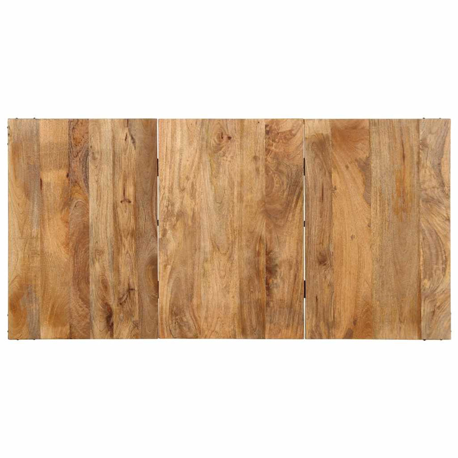 Eettafel 160x80x75 cm massief mangohout