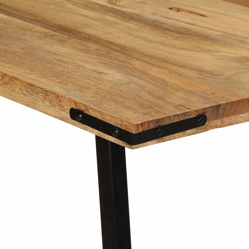 Eettafel 160x80x75 cm massief mangohout