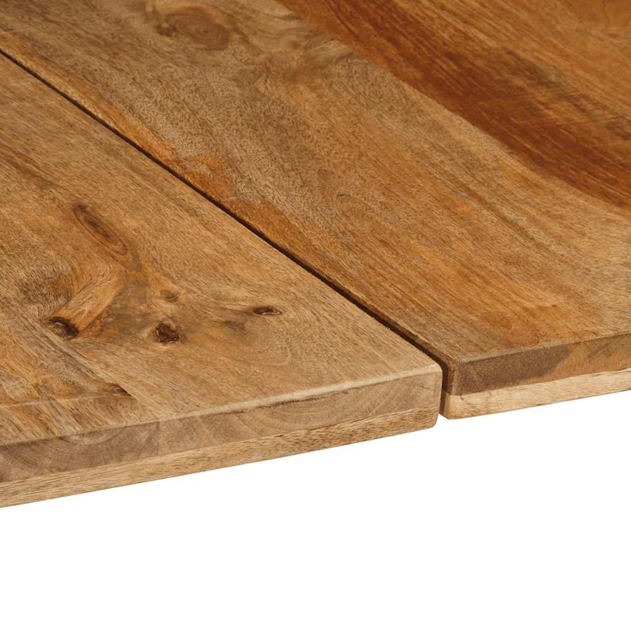Eettafel 160x80x75 cm massief mangohout