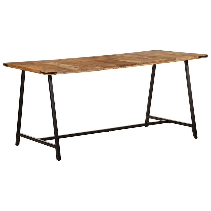 Eettafel 160x80x75 cm massief mangohout