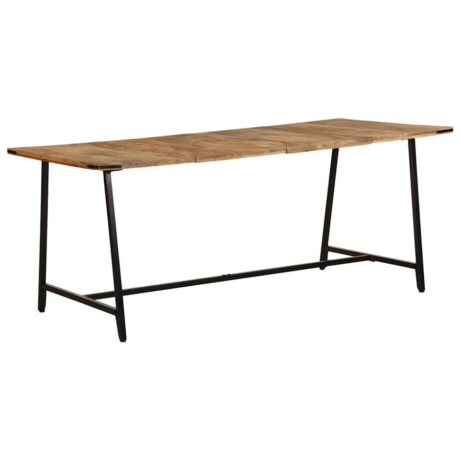 Eettafel 180x90x75 cm massief mangohout