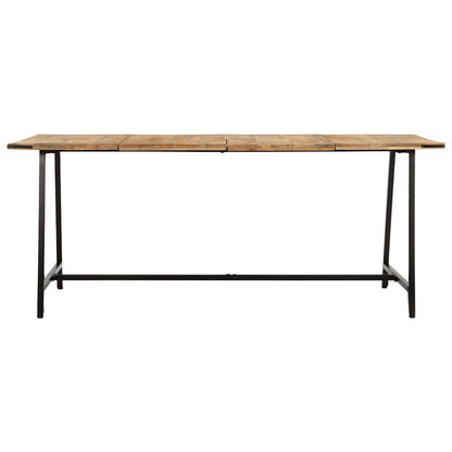 Eettafel 180x90x75 cm massief mangohout