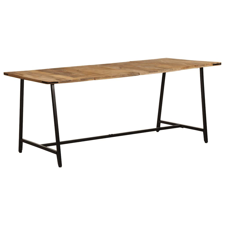 Eettafel 180x90x75 cm massief mangohout