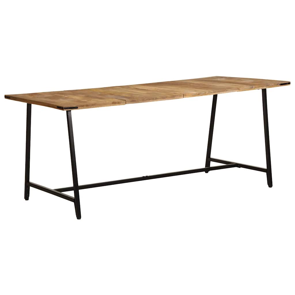 Eettafel 180x90x75 cm massief mangohout