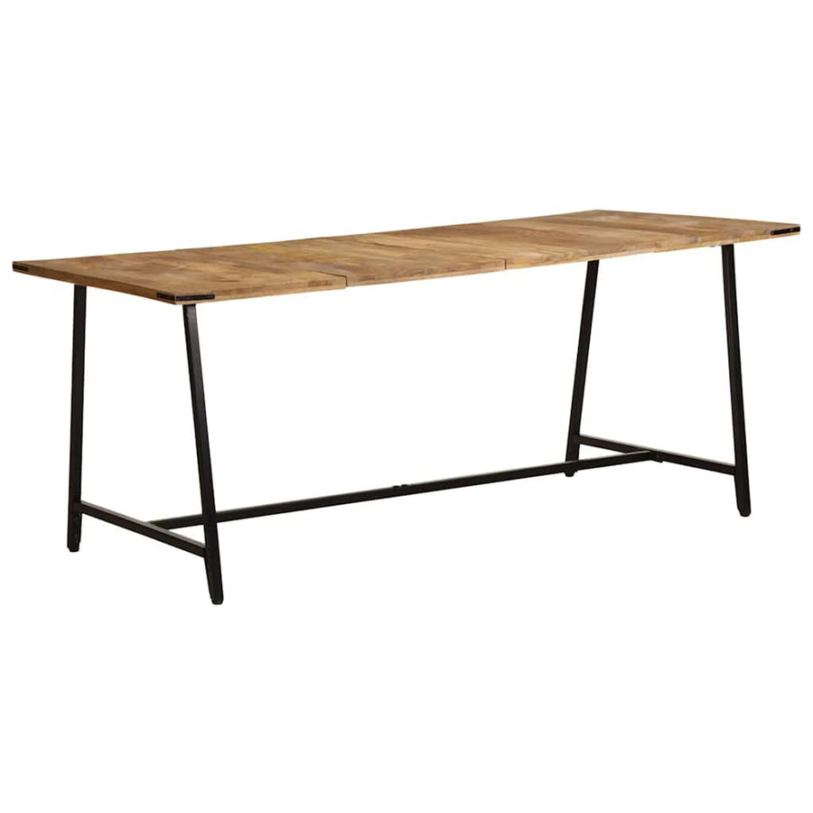 Eettafel 180x90x75 cm massief mangohout