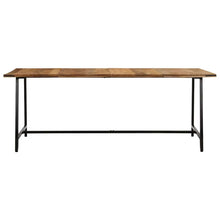 Eettafel 200x100x75 cm massief mangohout