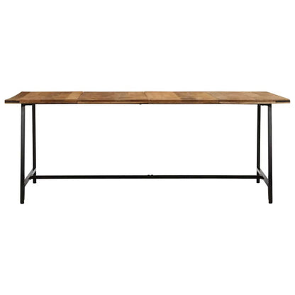 Eettafel 200x100x75 cm massief mangohout