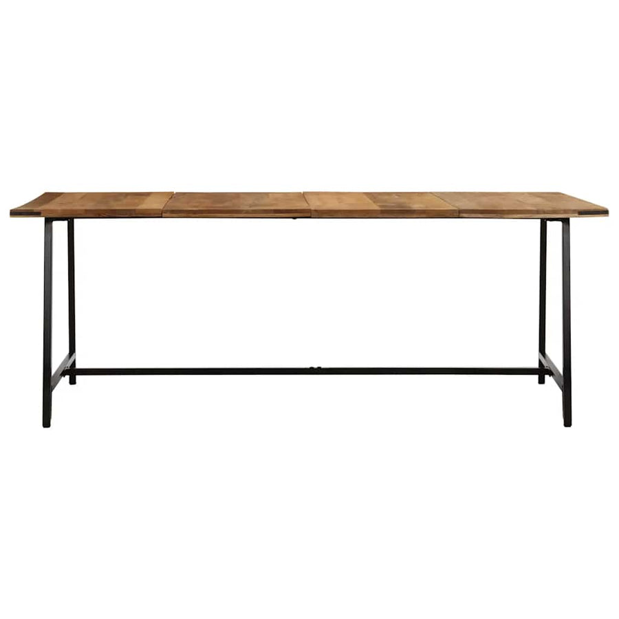 Eettafel 200x100x75 cm massief mangohout