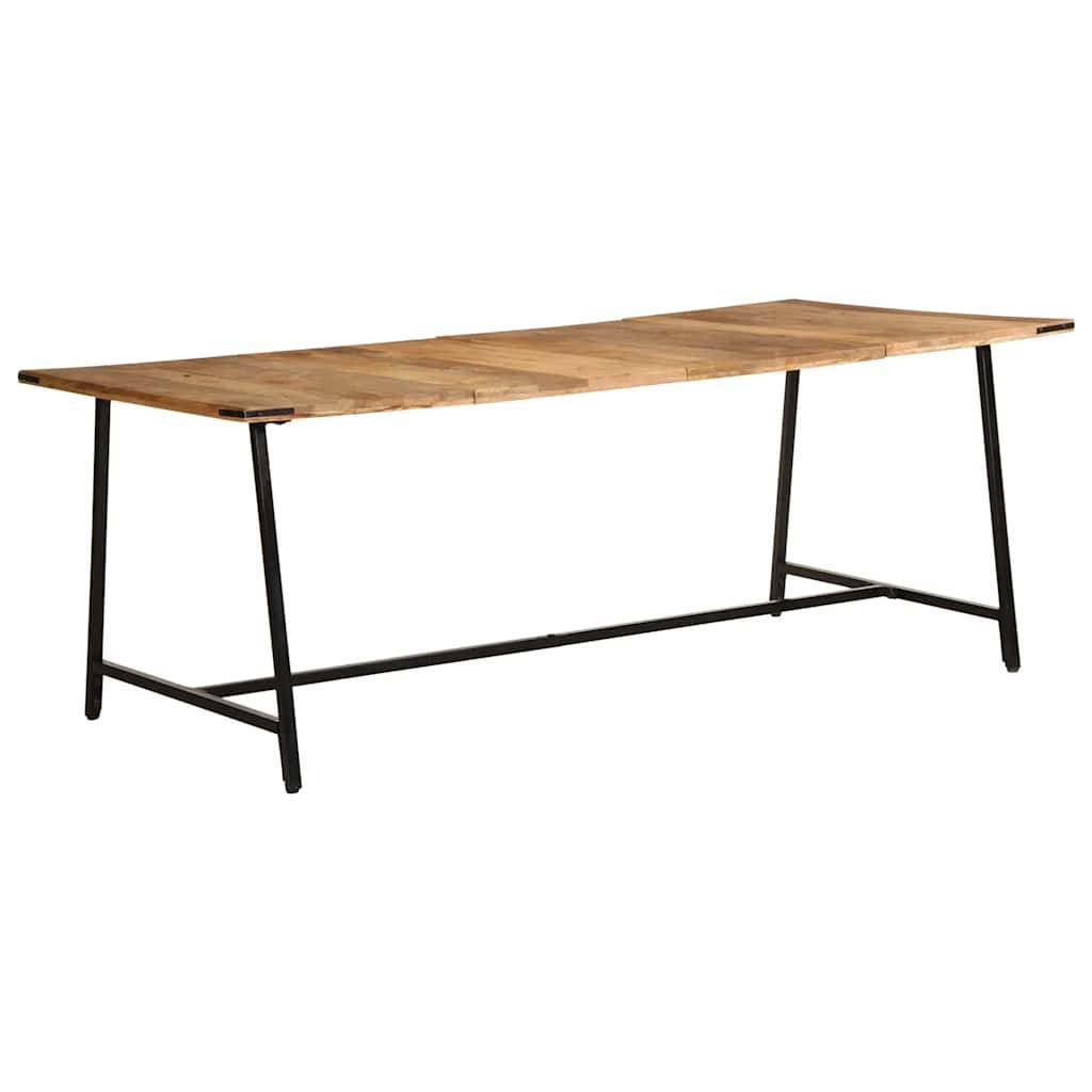 Eettafel 200x100x75 cm massief mangohout