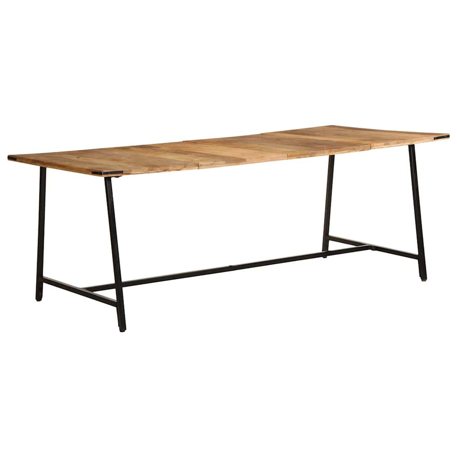 Eettafel 200x100x75 cm massief mangohout