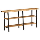Console table 140x35x70 cm solid mango wood