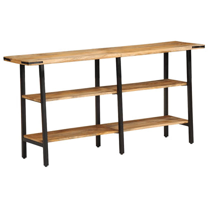Wandtafel 140x35x70 cm massief mangohout