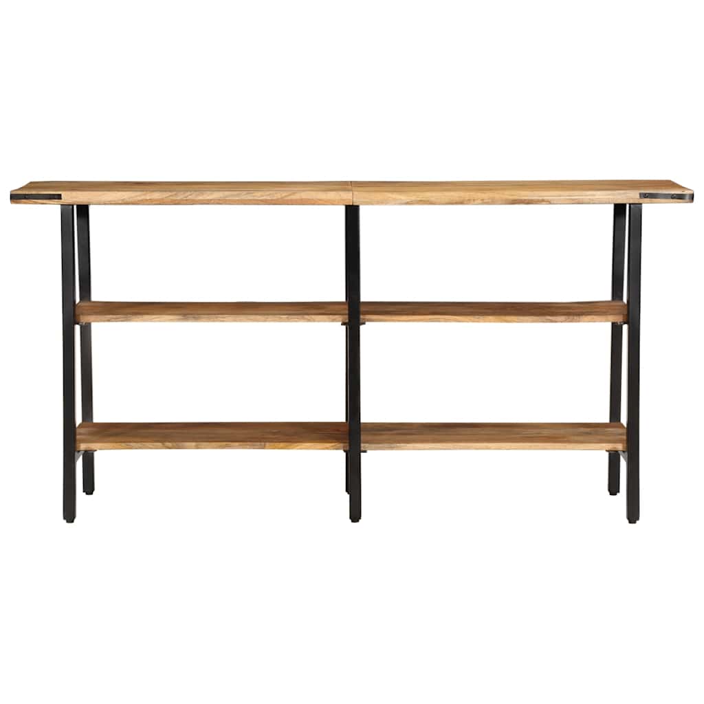 Wandtafel 140x35x70 cm massief mangohout