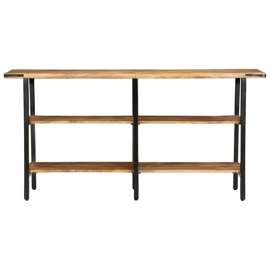 Wandtafel 140x35x70 cm massief mangohout