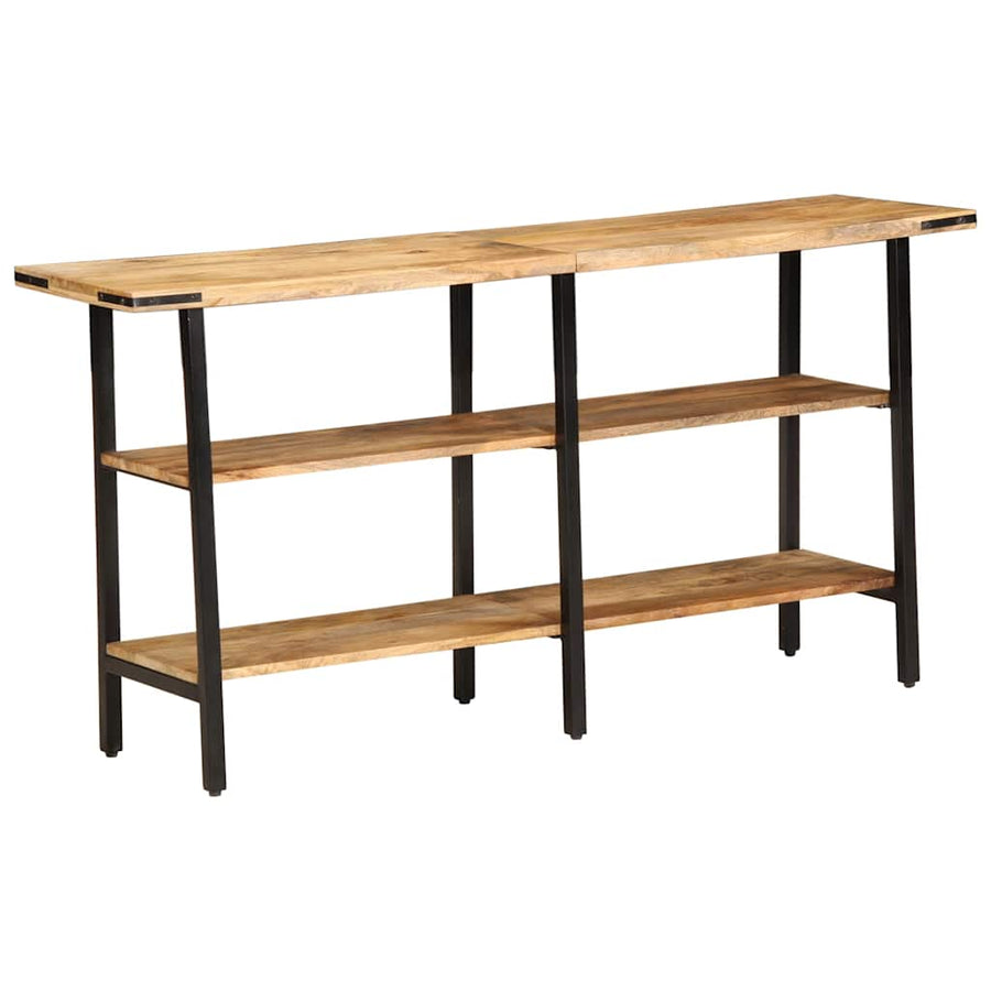 Wandtafel 140x35x70 cm massief mangohout