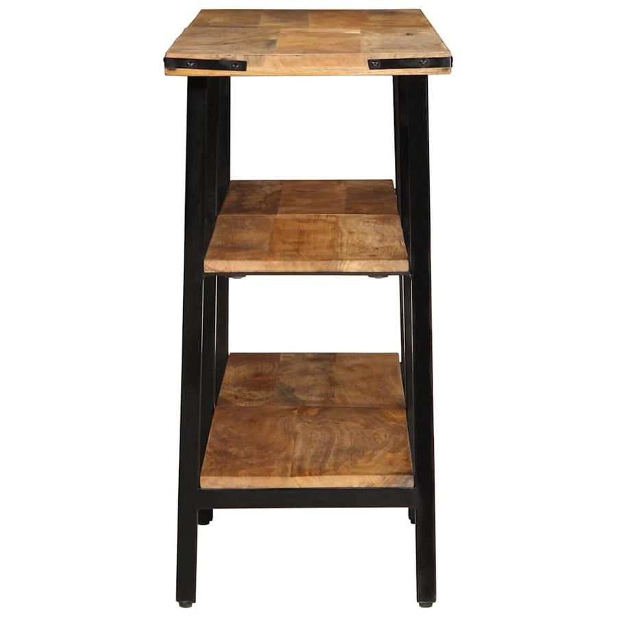 Wandtafel 140x35x70 cm massief mangohout