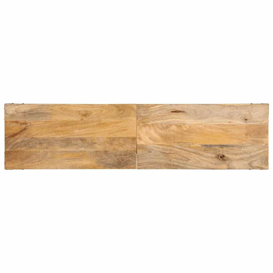 Wandtafel 140x35x70 cm massief mangohout
