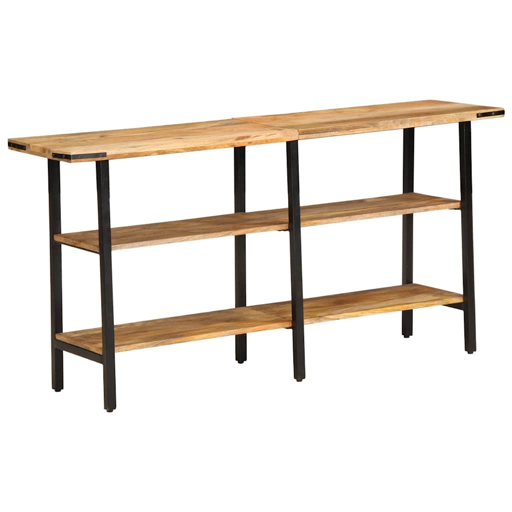 Wandtafel 140x35x70 cm massief mangohout