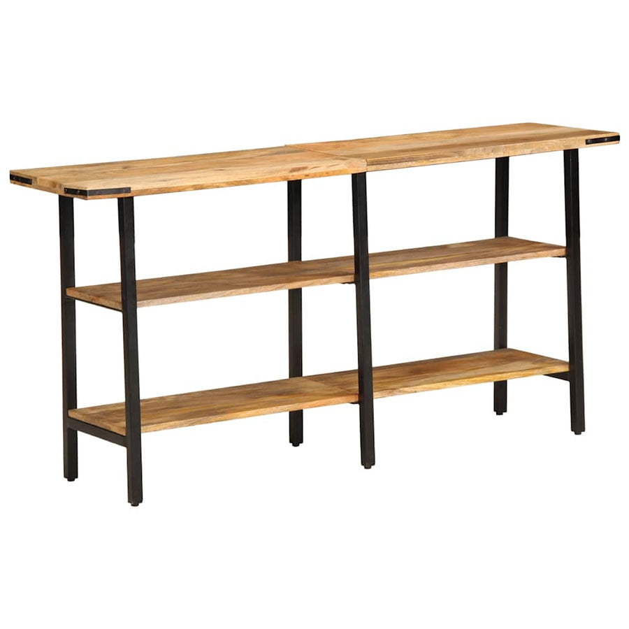 Wandtafel 140x35x70 cm massief mangohout