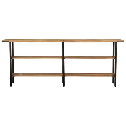 Wandtafel 180x35x70 cm massief mangohout