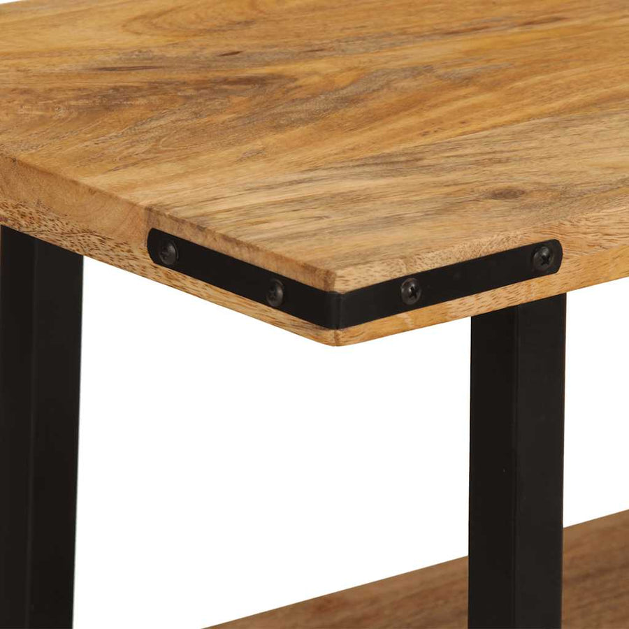 Wandtafel 180x35x70 cm massief mangohout