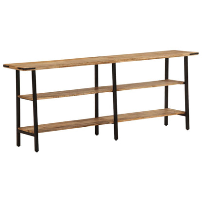 Wandtafel 180x35x70 cm massief mangohout