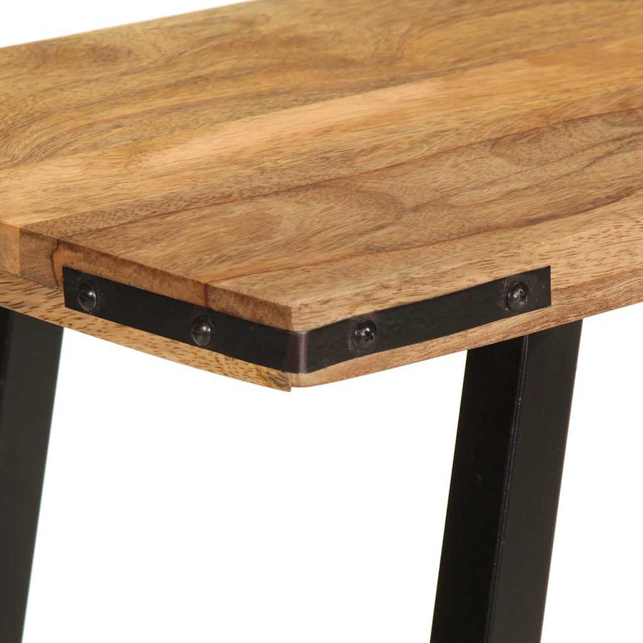 Wandtafel 110x30x75 cm massief mangohout