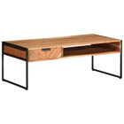 Coffee table 110x55x40 cm solid acacia wood