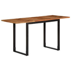Eettafel 140x70x75 cm massief acaciahout bruin