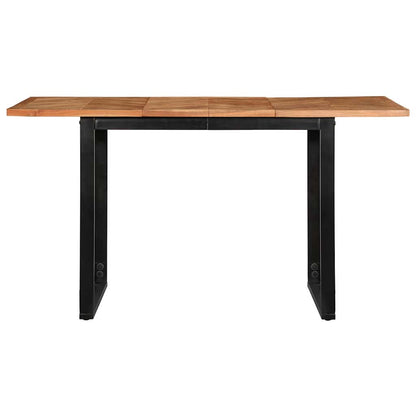 Eettafel 140x70x75 cm massief acaciahout