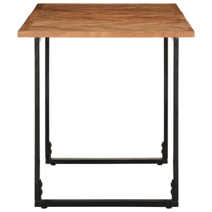 Eettafel 140x70x75 cm massief acaciahout