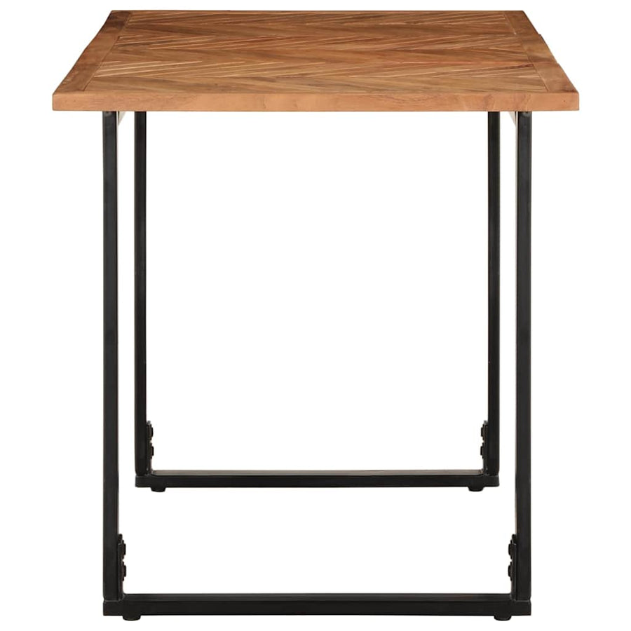 Eettafel 140x70x75 cm massief acaciahout