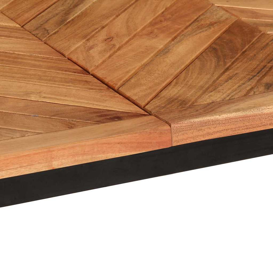 Eettafel 140x70x75 cm massief acaciahout