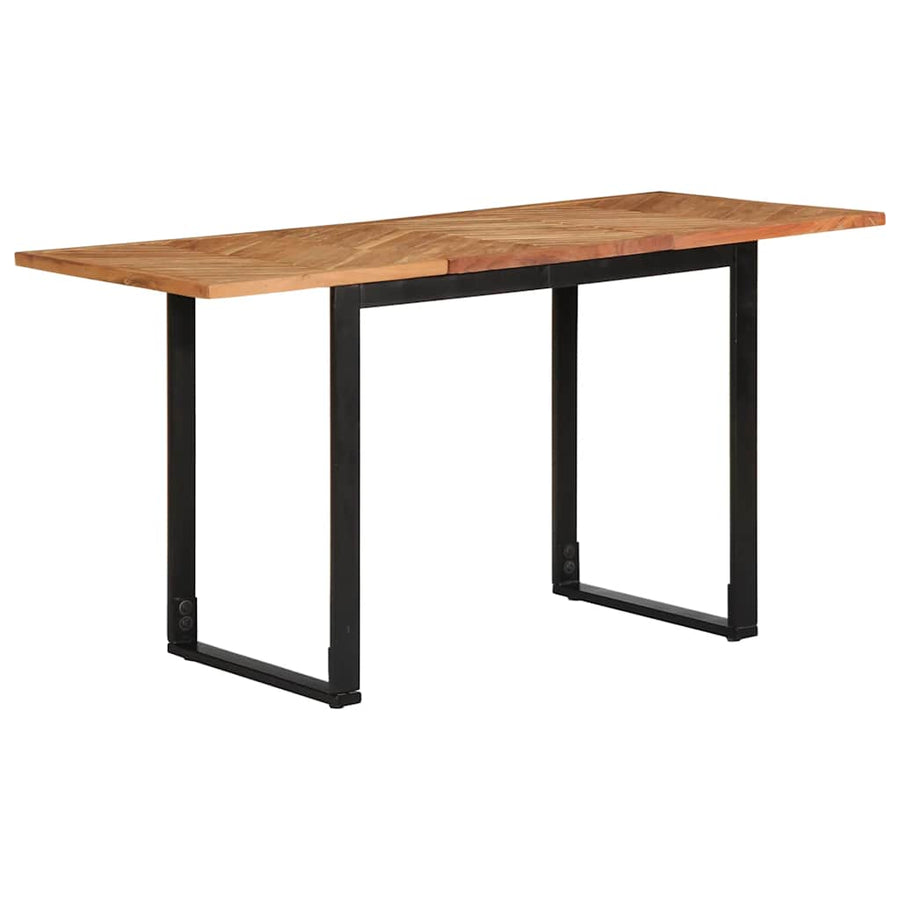 Eettafel 140x70x75 cm massief acaciahout