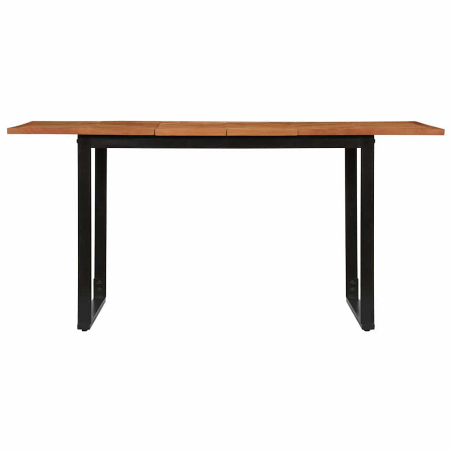 Eettafel 160x80x75 cm massief acaciahout
