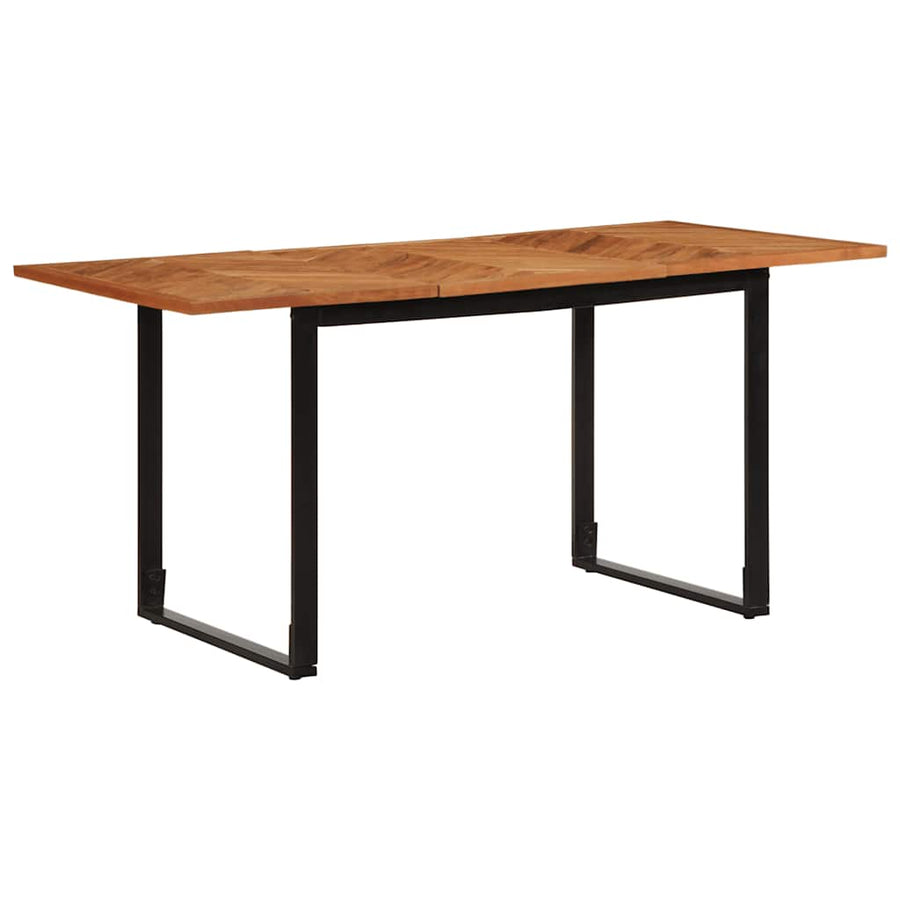 Eettafel 160x80x75 cm massief acaciahout