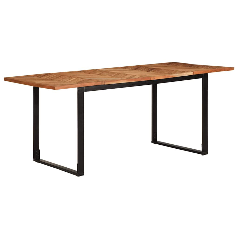 Eettafel 180x90x75 cm massief acaciahout