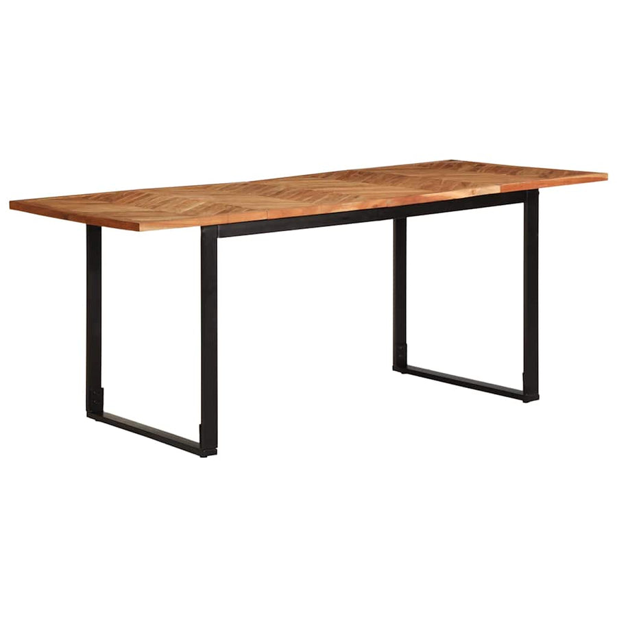 Eettafel 180x90x75 cm massief acaciahout