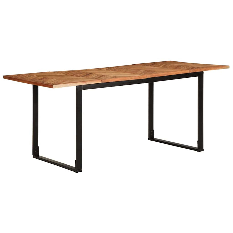 Eettafel 180x90x75 cm massief acaciahout