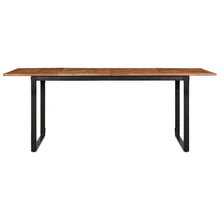 Eettafel 200x100x75 cm massief acaciahout