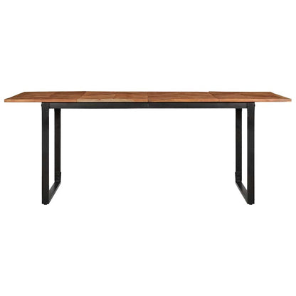 Eettafel 200x100x75 cm massief acaciahout