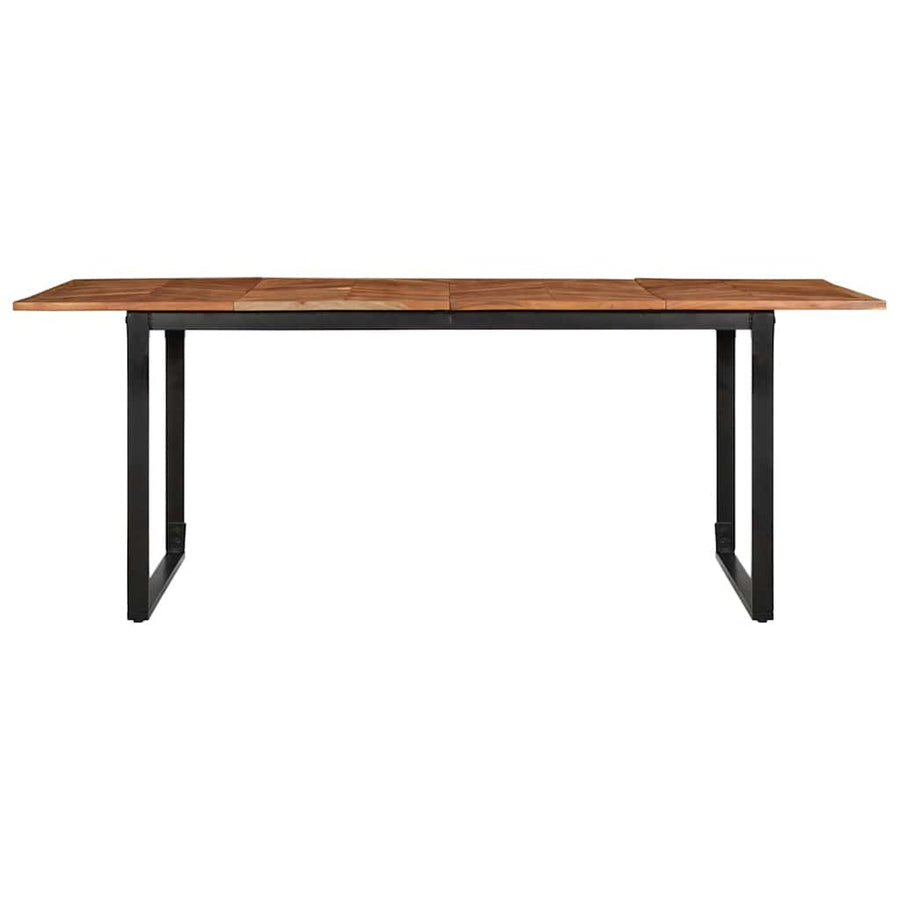 Eettafel 200x100x75 cm massief acaciahout