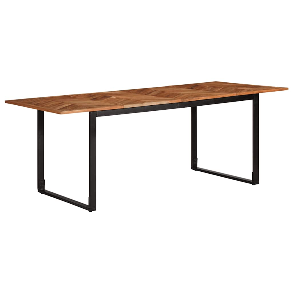Eettafel 200x100x75 cm massief acaciahout
