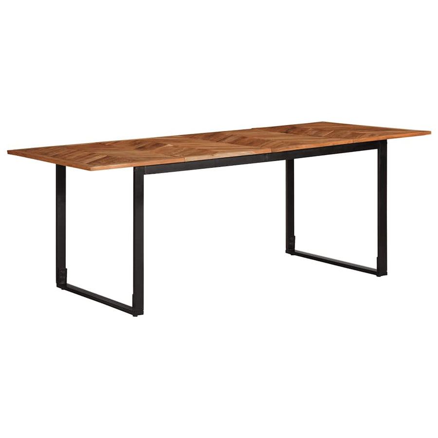 Eettafel 200x100x75 cm massief acaciahout